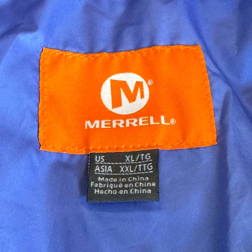 Merrell Blue Puffer Jacket - Picture 6 of 9